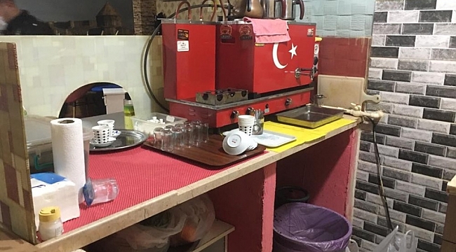 Kocaeli'de kumarhaneye çevrilen kahvehaneye polis baskını