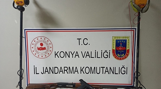 Konya'da 165 adet sikke ele geçirildi