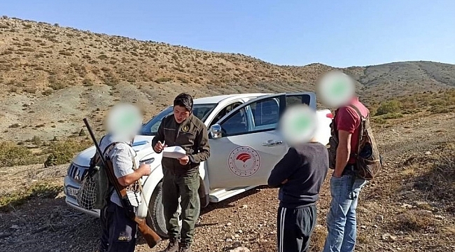 Konya'da bir ayda 95 kaçak avcıya 156 bin lira ceza kesildi