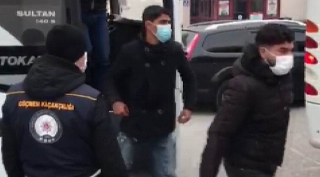 Konya'da kaçak göçmenler ve organizatör polise yakalandı