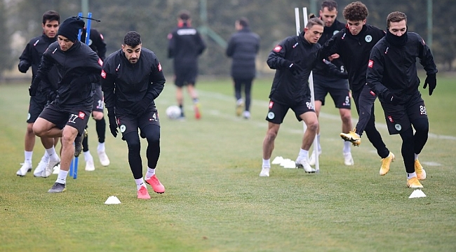 Konyaspor, Kayserispor maçı hazırlıklarına başladı