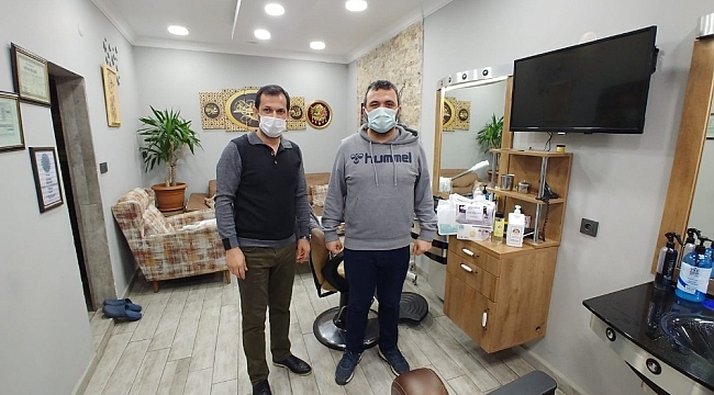 Körfez'de kuaförlere hijyen desteği