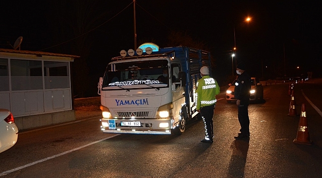 Korkuteli'nde kısıtlamaya sıkı denetim