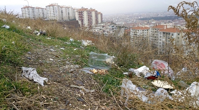 Korona sürecinde Eskişehir'in tehlike saçan çöp sorunu havadan görüntülendi
