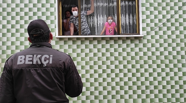 Korona virüs dedektifleri...Çat kapı dolaşıp karantina kaçaklarını aradılar
