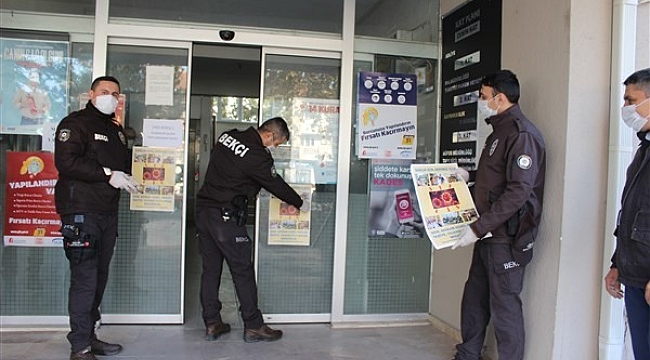 Koronavirüse karşı bilgilendirme broşürü