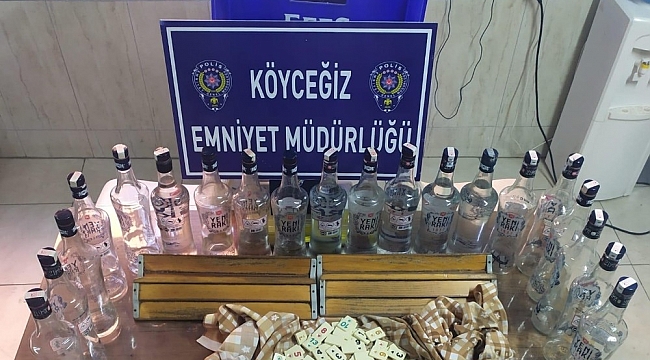 Köyceğiz'de kumar oynayan 6 kişiye 23 bin 980 lira ceza