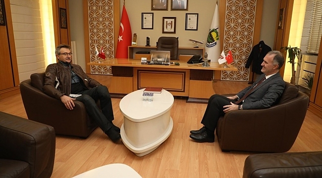 Kürşat Tüzmen'den Başkan Taban'a ziyaret