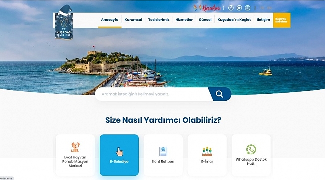 Kuşadası Belediyesi'nde online ödeme kolaylığı