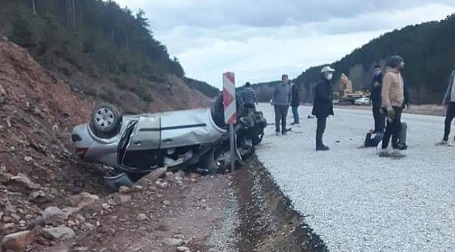 Kütahya'daki trafik kazasında karı-koca hayatını kaybetti