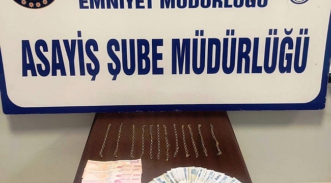 Kuyumculara sahte altın bileklik satan 3 kişi yakalandı