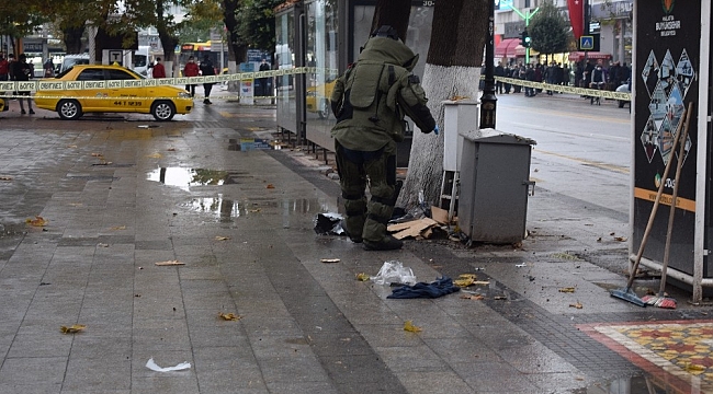 Malatya'da şüpheli paket paniği