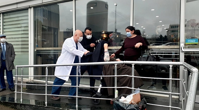 Maltepe'de özel hastanede korkutan yangın