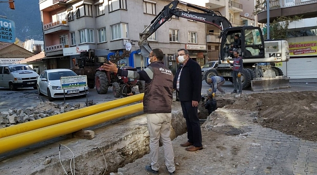 Manisa'nın bir ilçesi daha doğalgaza kavuşuyor