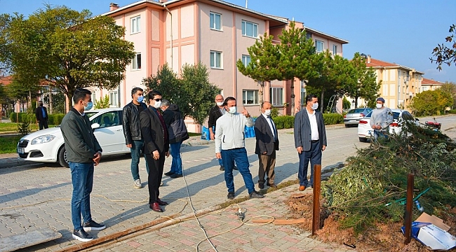 Manyas'a kaymakam konutu temeli atıldı