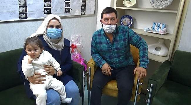 Mardinli çiftin 12 yıllık çocuk hasreti Diyarbakır'da son buldu