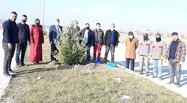Meclis üyeleri fidan dikiminde bir araya geldi