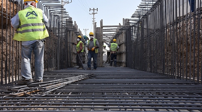 MESKİ, Karacailyas'a 4 bin 929 metre yağmursuyu hattı yapıyor