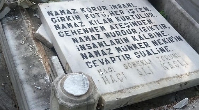 Mezarlıklara zarar verdi, Türk bayraklarını söktü, "Moralim bozuktu" dedi