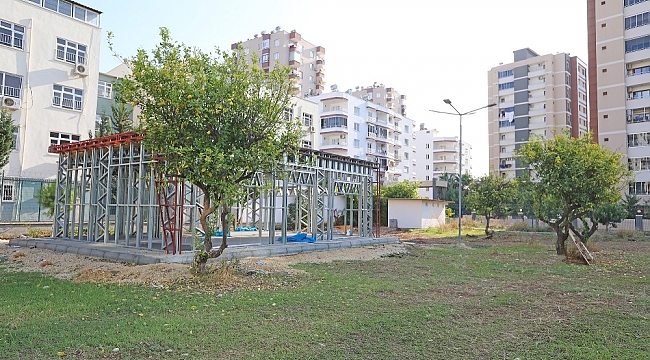 Mezitli Belediyesi, Engelsiz Kafenin yapımına başladı