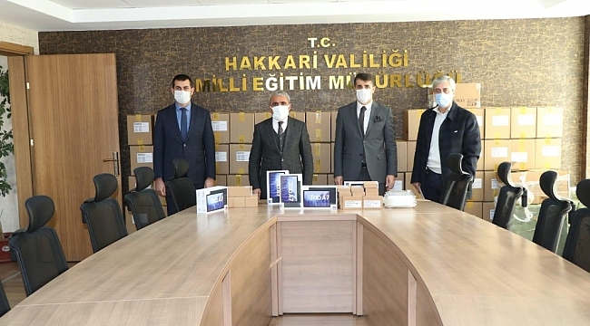 Milli Eğitim Bakanlığından Hakkari'ye 850 tablet