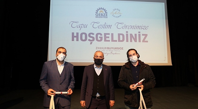 Muallimköy'de 302 kişiye tapu verildi