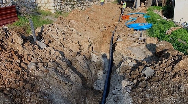 MUSKİ'den Söğüt Mahallesine 2 kilometrelik içme suyu hattı