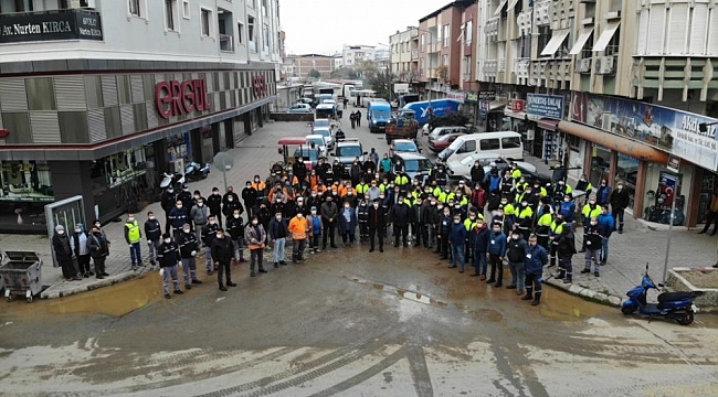 Nazilli Belediyesi yeni yılda işçinin yüzünü güldürdü