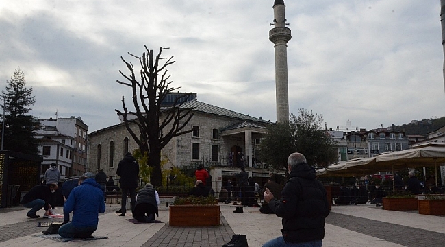 Ordu'da cuma namazı sonrası 'yağmur duası' yapıldı