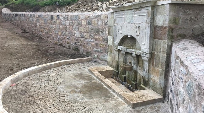 Ordu'da tarihi çeşmeler onarılıyor