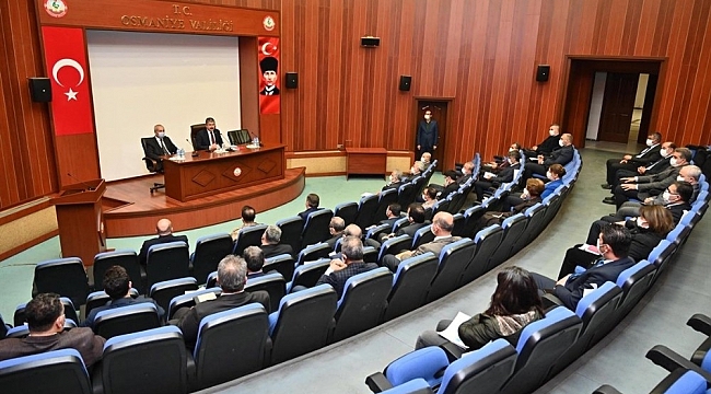 Osmaniye'de ekonomik potansiyel değerlendirme toplantısı