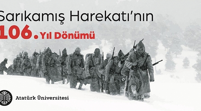 Prof. Dr. Ömer Çomaklı'dan Sarıkamış Şehitlerini Anma Günü mesajı