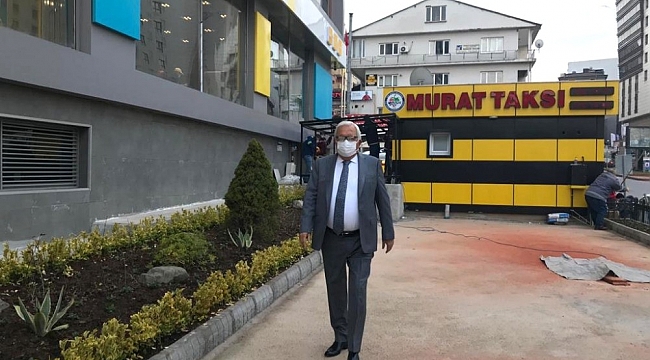 PTT binasının çevre düzenlemesini Kdz. Ereğli Belediyesi yaptı