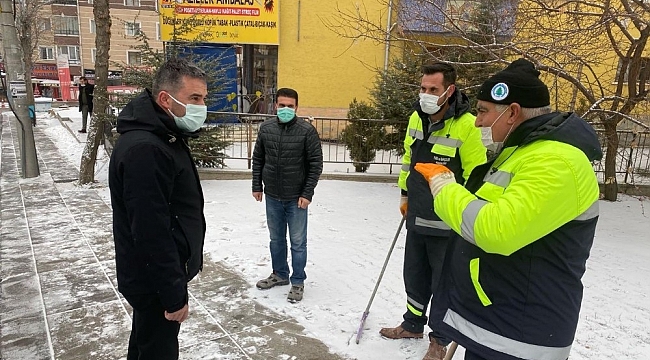 Pursaklar Belediyesinden karla etkin mücadele