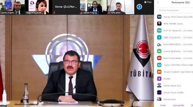 "Karesi Öğretmen Akademisi" TÜBİTAK Başkanı Mandal'ı ağırladı