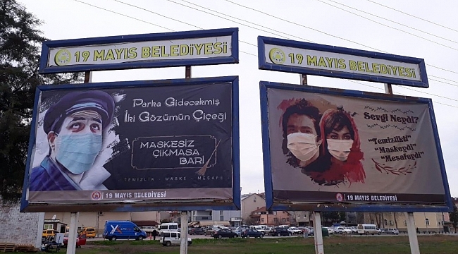 "Parka gidecekmiş 2 gözümün çiçeği, maske taksa bari"
