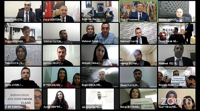 "Ziya Öğretmen ile Eğitim Buluşmaları" Elazığ'daydı