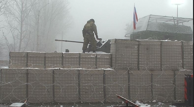 Rusya, Dağlık Karabağ'da kurulan karakolların görüntülerini paylaştı