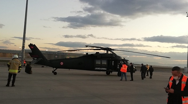 Sabiha Gökçen Havalimanı'nda askeri helikopter kazası