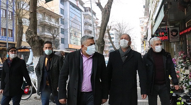 Sadıkoğlu'ndan esnaf ziyareti