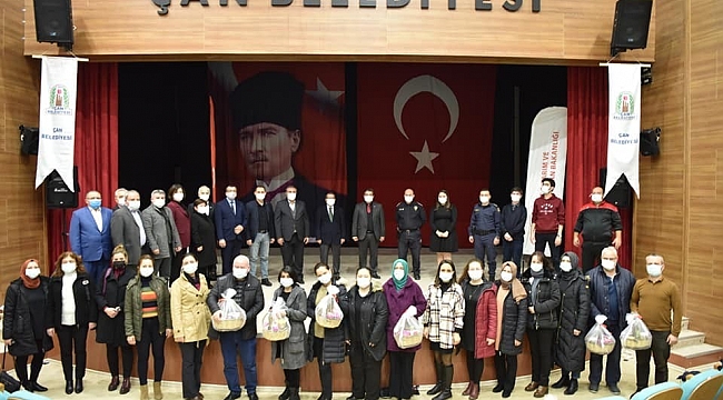 Sağlık çalışanlarına yerel ürünler sepeti