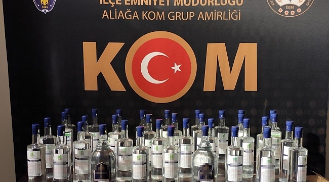 Sahtekaçak alkol satışı yapan şahıs yakalandı