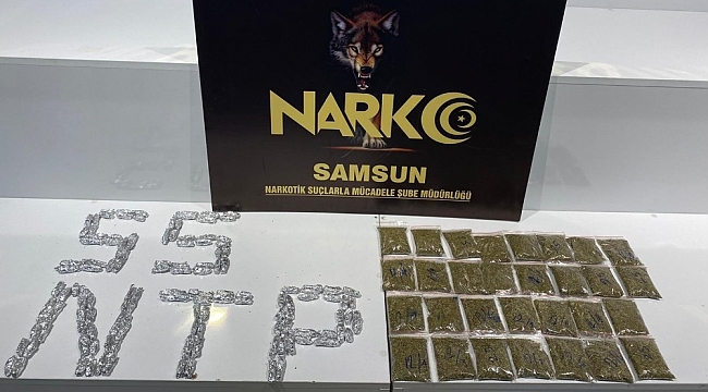 Samsun'da 3 kişi 153 paket bonzai ile yakalandı