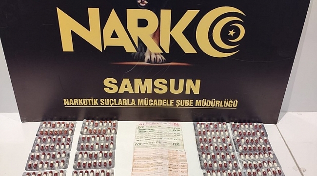 Samsun'da 3 kişi uyuşturucuyla yakalandı