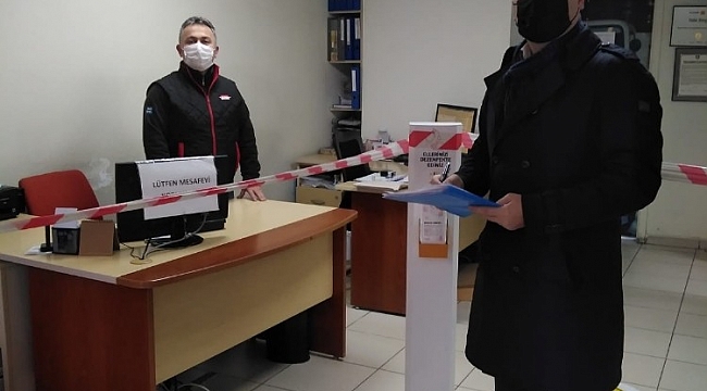 Samsun'da iş yerlerine korona denetimi