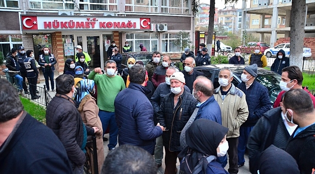 Samsun'da minibüsçü gerginliği