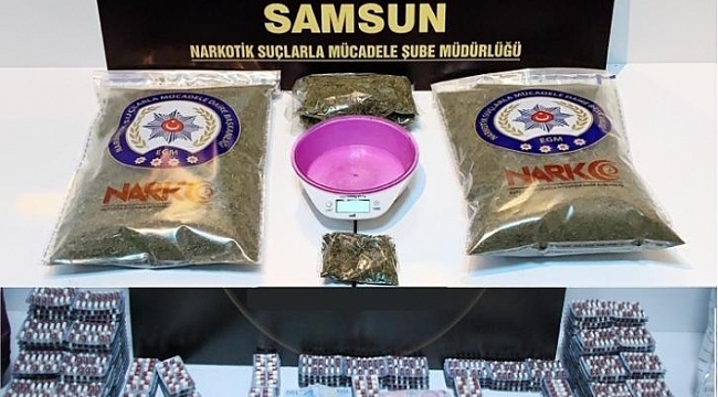 Samsun'da uyuşturucu operasyonu: 5 gözaltı