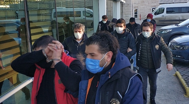 Samsun'da uyuşturucu ticaretinden 4 kişi adliyeye sevk edildi