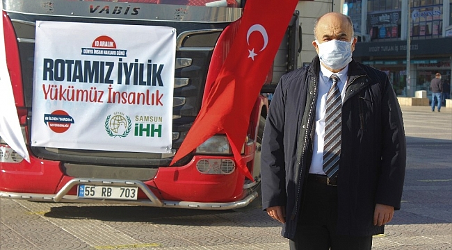Samsun'dan Suriye'ye yardım eli