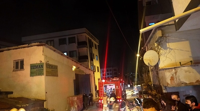 Sancaktepe'de iş yerinden korkutan yangın